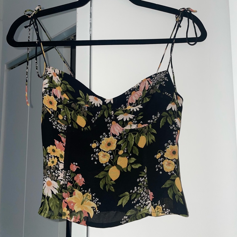 Reformation Floral top